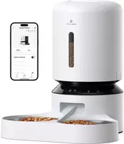 „Petlibro“ – dvigubas maisto padėklas „Granary WiFi“ – baltas – 5 litrų talpa