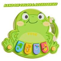 Baby Frog Music Box Toy, Baby Music Enlightenment Toy, Green Frog Keyboard Piano, Baby Birthday Gift