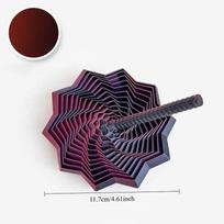 3D spausdintas aštuonkampis Fidget žaislas Spiralinė žvaigždė Streso mažinimo žaislas Sensorinis Antistresinis Geometrinė iliuzija Darbalaukio papuošalas Dovana