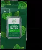 „Petal Fresh“ – grynos arbatmedžio ir pipirmėčių makiažo valymo servetėlės