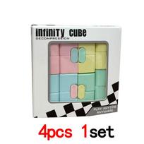 Magic Puzzle Cube Anti-Stress Relief Toy for Adults & Children with Special Needs Funny Infinite Flip Sensory Xmas Gift