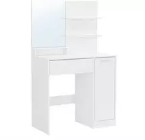 Songmics Ruošimosi stalas 80x40x132 cm baltas