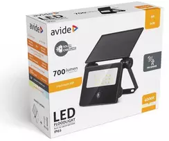 Avide LED lauko šviestuvas su saulės baterija 700lm PIR