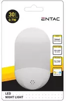 LED Naktinė lemputė Entac 0.7W 220V su jutikliu