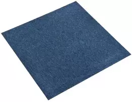 Kilimas 20 pcs Tamsiai mėlyna 50 x 50 cm 100% polipropileno