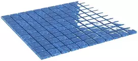 Mozaikos plytelė 11 pcs Mėlyna 50 x 50 cm Stiklas