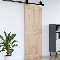 Duris NARVIK Natūrali 80 x 210 cm Kietos pušies medžio durys