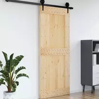 Duris NARVIK Natūrali 95 x 210 cm Kietos pušies medžio durys