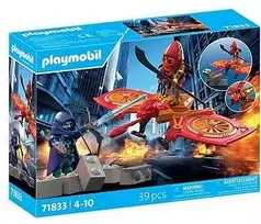 PLAYMOBIL - Herojai: Didvyrių dronų kova su piktuoju nindze (71833)