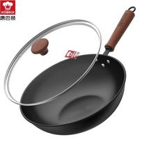 KOBACH 34cm Non-stick Fine Iron Stir-fry Wok