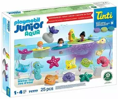 PLAYMOBIL - JUNIOR ir Tinti: Spalvingas maudymosi laikas Kalėdų atgalinis skaičiavimas (71777)