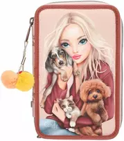Top Model TOPModel - Triple Pieštukas Case FUR EVER FRIENDS - Powdery Rožinė and Copper
