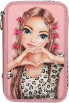 Top Model TOPModel - Triple Pieštukas Case With Bow LEOHEART - Rožinė