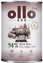 OLLO Plus Collagen Wild boar – drėgnas ėdalas šunims – 400g