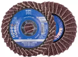 Veltinio šlifavimo diskas PFERD Curve PVL-R 125 A 240 F
