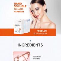 Foreign Trade Exclusive: Hot-Selling Hydrolyzed Collagen Nano Instant Dissolving Mask Tablets