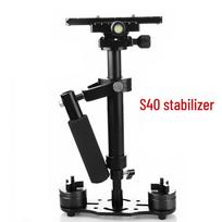 S40/60 DV DSLR fotoaparato ir telefono stabilizatorius Gimbal – Stabilizavimas nuo vibracijos, rankinis, vaizdo įrašymui, fotografijai ir tiesioginei transliacijai