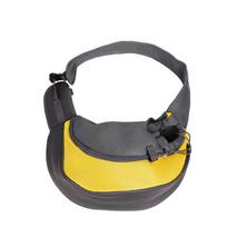 Breathable Pet Backpack Sling Bag Pet Shoulder Bag Hands Free Cat Carrier Bag  Dog S geltona
