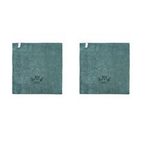 2pcs Foldable Dishcloth Thickened Anti Grease Cleaning Cloth  Home Daily Cleaning 2pcs