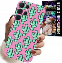 Etui Do Samsung Galaxy S22 Ultra - Kaktusy, Kaktus Na Różowym Tle + Folia