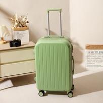 Customizable 20/24-Inch Logo Suitcase: High-Value, Multi-Functional Trolley with Cup Holder & Password Lock 20-inch matcha žalios spalvos