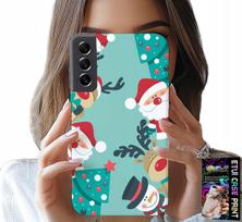 Etui Do Samsung Galaxy S21 Fe - Mikołaj, Renifer Bałwan Świąteczne Wzory