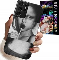 Etui Do Samsung Galaxy S21 Ultra - Mona Lisa Z Lizakiem Modne Wzory Case