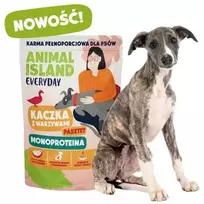 Šunų maistas - ANIMAL ISLAND Kasdienis Monoproteininis Veršienos/Anties 9x300g