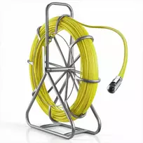 Nen Stiklo pluošto traukimo juosta sienoms, grindims, ir elektros vamzdžiams, su stovu ir užrakinimo mechanizmu, nelaidi, kabelių traukimo įrankis, vielos prastūmimo strypas