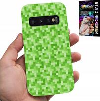 Etui Do Samsung Galaxy S10 Plus - Wzory Z Gier Z Gry Piksel Piksele Plecki