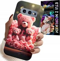 Etui Do Samsung Galaxy S10E - Rodzinka Różanych Misiów Upominek +Folia