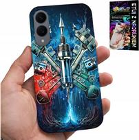 Etui Do Samsung Galaxy S25 Edge - Silnik Mechanik Części Pokrowiec + Szkło