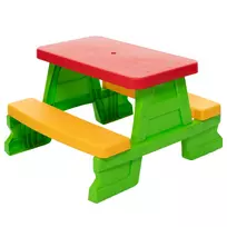 Dorex Vaikiškas pikniko stalas su suolais žalia