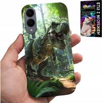 Etui Do Samsung Galaxy S25 Edge - Dino Dinozaur Tyranozaur Case + Szkło