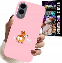 Etui Do Samsung Galaxy S25 Edge - Śmieszne Wzory I Love You Piesek Obudowa