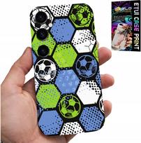 Etui Do Samsung Galaxy S24 Fe - Piłkarskie Wzory Plecków Football Case