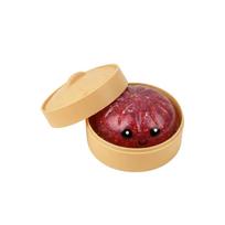 Blizgus koldūnas Squishy su dėžute Squeeze Box Koldūnas Sensory Streso malšinimo žaislas vaikams, Squishy bandelė Paauglių vakarėlio dovana