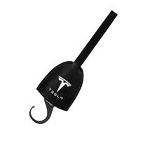 Leather Car Seat Back Hooks Hanging Bag Rack Interior Accessories for Tesla Decals TM3 TMX Decal Model 3 X Y Hub Caps Car Goods