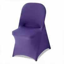 Violetiniai tamprūs spandekso kėdžių užvalkalai vestuvinėms ir banketinėms kėdėms, 50 vnt. komplektas, didelio elastingumo, daugkartinio naudojimo, violetiniai kėdžių užvalkalai, banketinių kėdžių užvalkalai, renginių kėdžių apsaugos