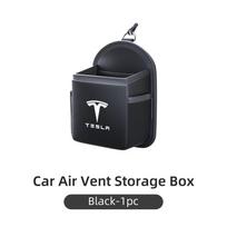 Car Valve Storage Bag Air Vent Organizer Glasses Storage Box For Tesla Model 3 Model S Model X Model Y Roadster