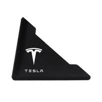 4Pcs Car Logo Door Angle Cover Bumper Crash Anti-Scratch Protector For Tesla Model 3 Model X S TM3 TMX Decal 2016-2020 Decals