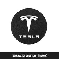 Car Interior Accessories Water Cup Pad Anti-noise Coaster Mat For Tesla SpaceX Model 3 Highland 2023 Model S Model X Model Y