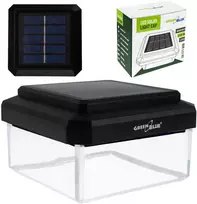 GreenBlue Solar LED Post Light, 100x100mm, Envelope-Shaped Canopy, 3200K, GB128 WW