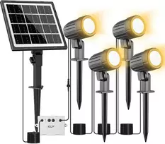 CLY saulės energija maitinami lauko šviestuvai, IP66, 4 LED, monokristalinis skydelis, 4 W
