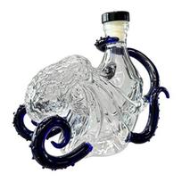 Whiskey Decanter, with Octopus Design Glass Wine Bottle, Sealing Preserves Aroma And Flavor Beverage Container, Gift for Men Dad Whiskey Enthusiasts