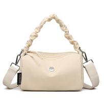Handbag Women's Shoulder Bag Lightweight Crossbody Bag smėlis