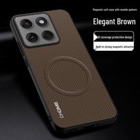 Motorola G86 Case: Full Coverage Protective Cover with Magnetic Grip & Drop Protection G86 elegantiška ruda spalva