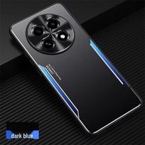 Huawei Enjoy 90 Pro Max Metal Matte Protective Case – Full Coverage, Anti-Drop Huawei Enjoy 90 Pro Max juoda mėlyna spalva
