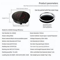 900W Hotpot Touch Control Energy Saving Induction Cooker Small Hot Pot Mini Electric Stove Embedded Single Pot