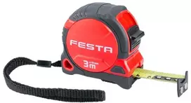 Dvipusė ruletė su magnetu 3 m x 19 mm FESTA 11323